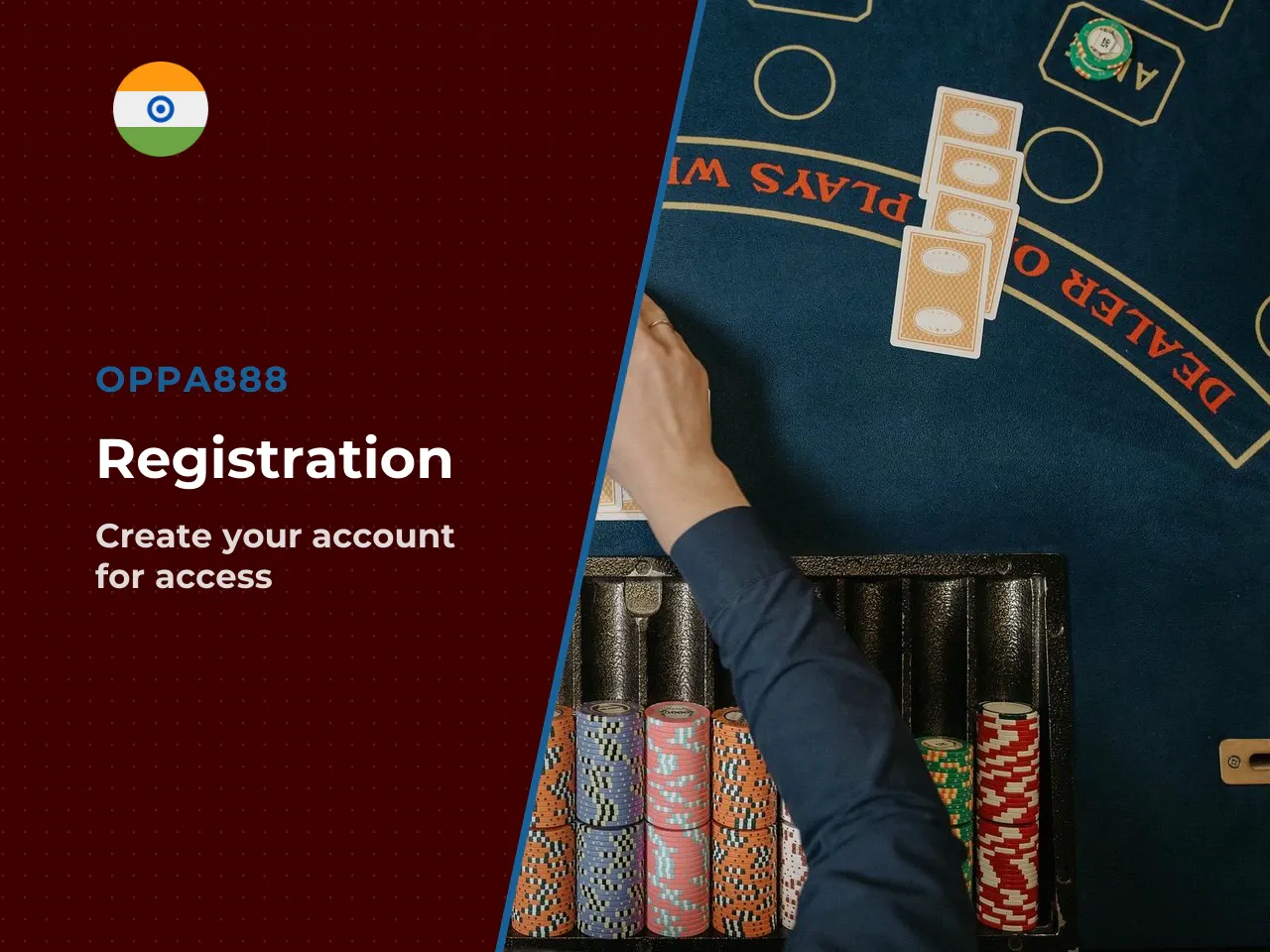 Account registration and access to Oppa888