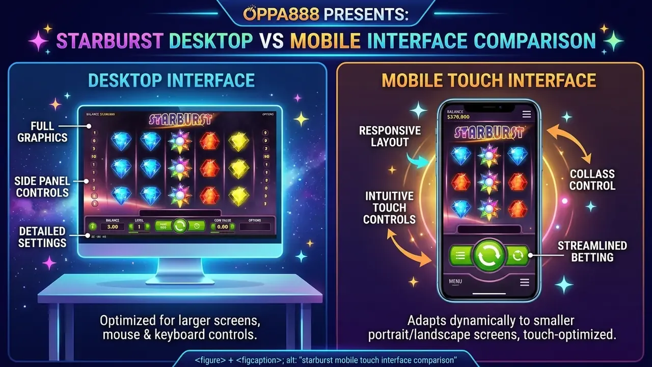 starburst mobile touch interface comparison