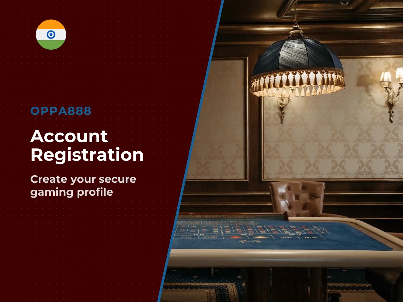 Registration and login to the gaming