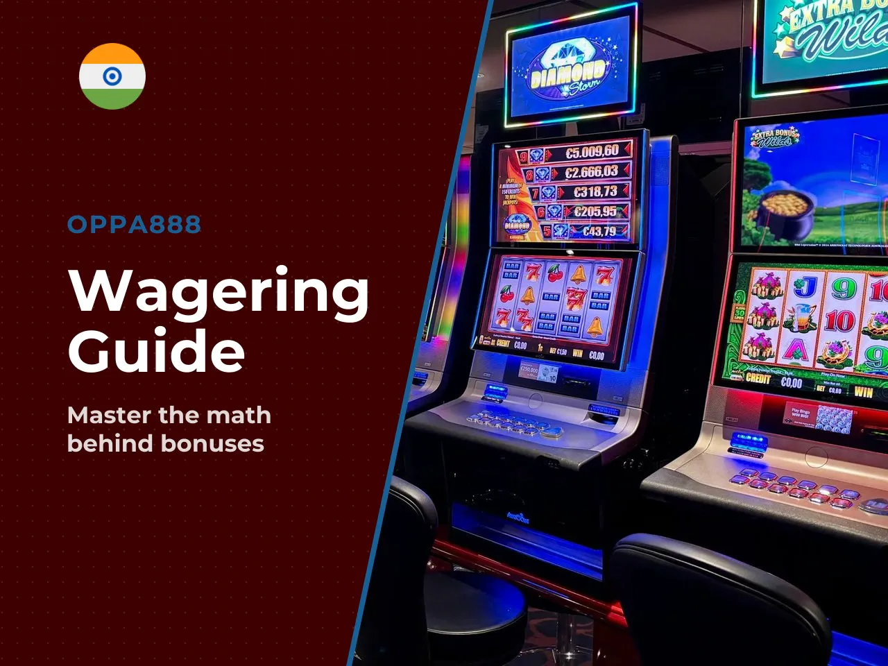 Wagering maths a worked example. The