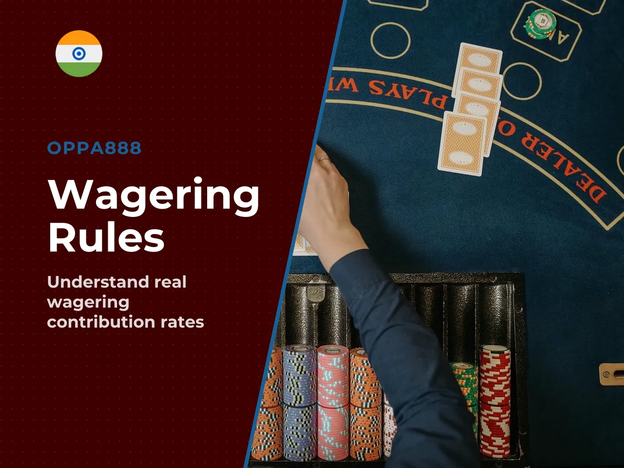 - Wagering weight contribution percentage if